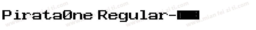 Pirata0ne Regular字体转换